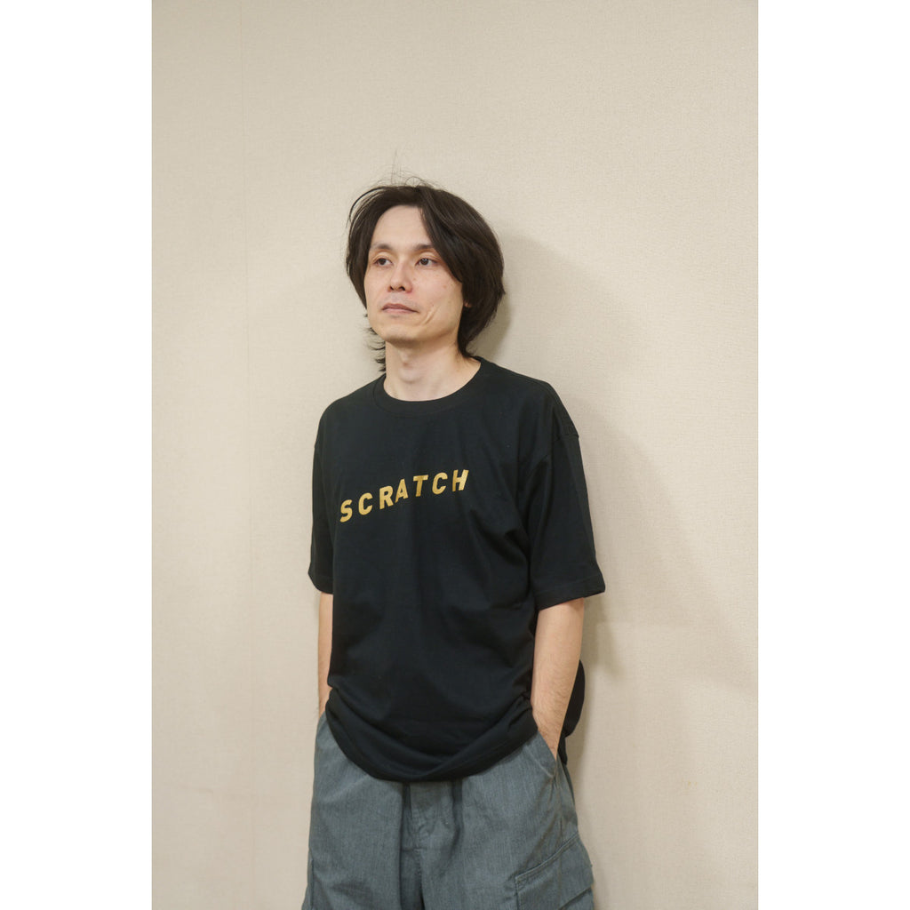 SCRATCH.Tee （BLACK） – グソクムズ オンラインストア G-SHOP