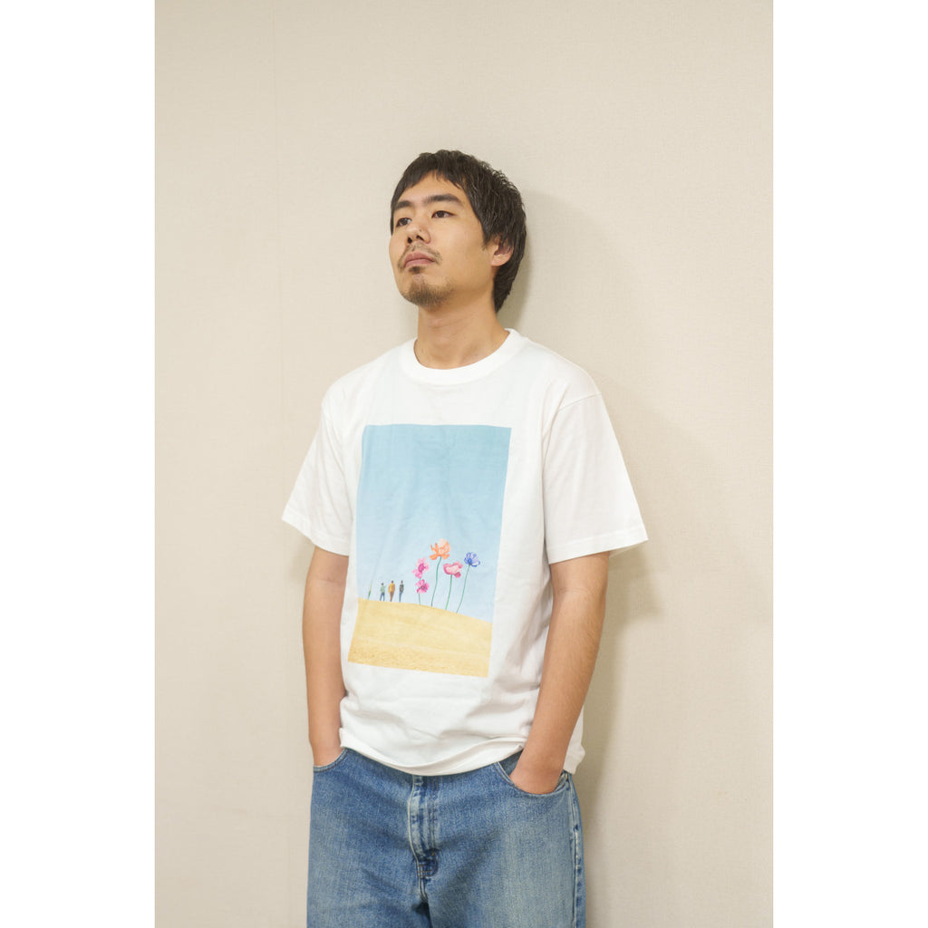 FLOWER.Tee（WHITE） – グソクムズ オンラインストア G-SHOP